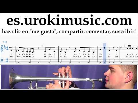 Tutorial de Trompeta Ariana Grande - No Tears Left To Cry Clases Notas um-ih927