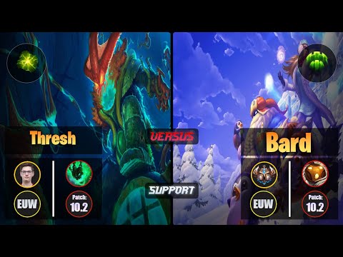 Mikyx THRESH (Support) [Aftershock] VS BARD - Challenger EUW Patch 10.2