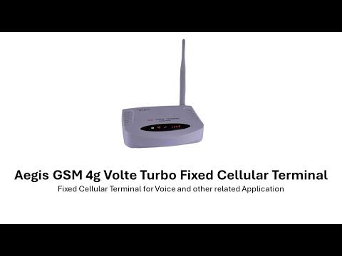 Aegis GSM 4G Volte Turbo FCT Device - Fixed Cellular Terminal Device