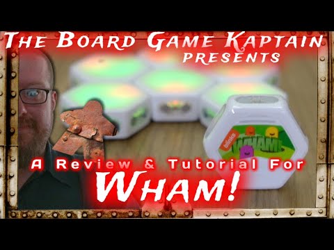 The Board Game Kaptain's review & Tutorial for WHAM
