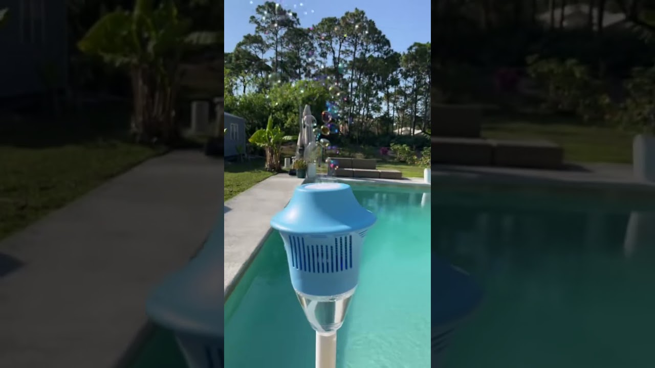 This height-adjustable bubble machine is a summer game-changer! It stands up, plays music, lights