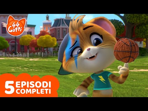 44 Gatti | TOP 5 Lampo | Episodi Completi | Cartoni Animati per bambini
