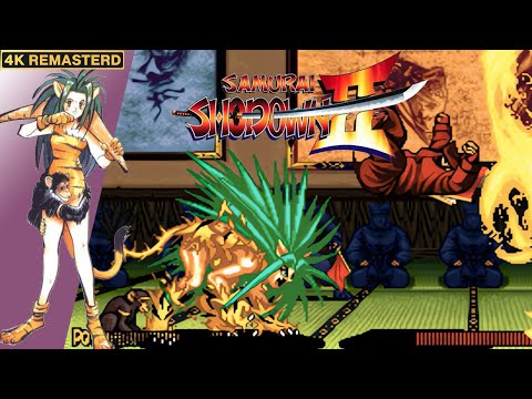 Samurai Shodown II Cham Cham Longplay Including Kuroko Battle (Arcade) [4K/Remastered/60FPS]