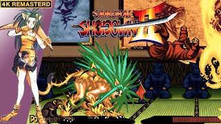Samurai Shodown II Cham Cham Longplay Including Kuroko Battle (Arcade) [4K/Remastered/60FPS]
