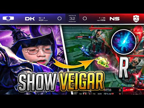 SHOWMAKER SE SACA SU VEIGAR PARA DESTRUIR AL PEOR DE COREA // DK vs NS Highlights game 1