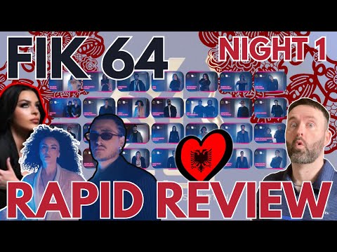 🇦🇱 FiK 64 Night 1 RAPID REVIEW | Eurovision 2026