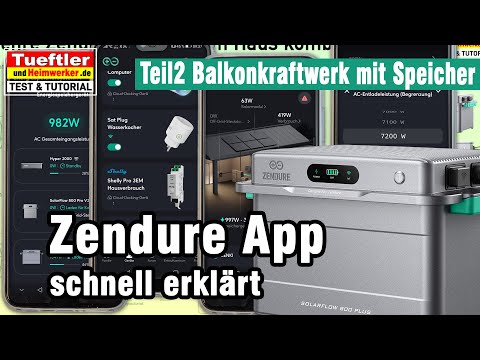 Zendure SolarFlow 800 Plus App Tutorial für den schnellen Balkonkraftwerk Einstieg - #Tueftler DIY
