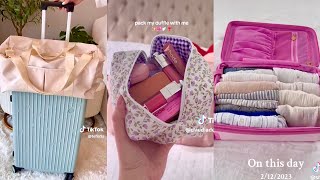 Travel Bag Packing Organizing TikTok Compilation