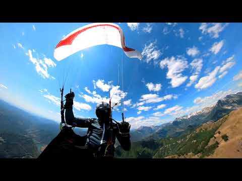 my first flight in slovenia - 120k flat triangle from Kobala - XC Paragliding Hyperlapse
