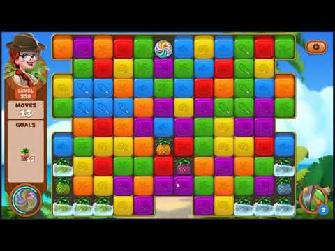 Lost Island Blast Adventure Level 338 - NO BOOSTERS 🏝️ | SKILLGAMING ✔️