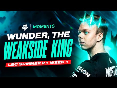 Wunder, the Weakside King | LEC 2021 Summer Week 1 Moments
