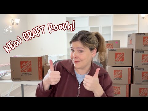 Moving In Vlog, First Video From the new Craft Room!