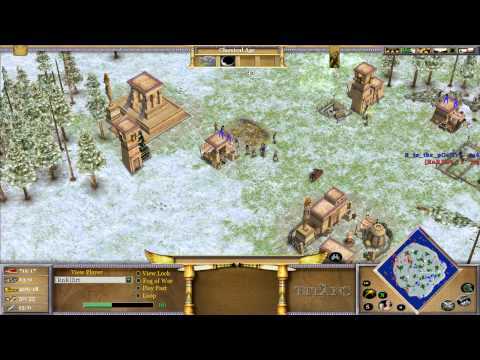 Spoeft (Isis) vs Ert (Ra) on Midgard - Age of Mythology: The Titans Game 1