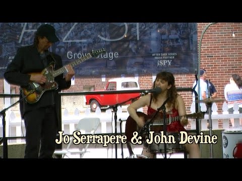 Jo Serrapere & John Devine at the Grove Stage, Ann Arbor Summer Festival “Gotham Hotel”