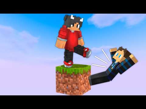 Jeg Skubbede JUDEX Ud Fra En ONEBLOCK I Minecraft!