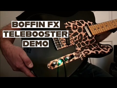 TeleBooster Onboard Preamp Booster Guitar Effect 3-Way Switch 250K Push-Push Pot Black Single Coils image 12