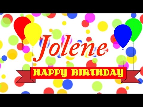 Happy Birthday Jolene Song