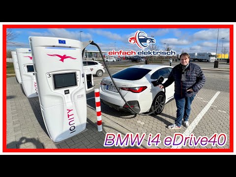 ⚡️2022 BMW i4 eDrive40 🔋 Review, Fahrbericht & LadeCheck 😳 mit böser Überraschung am Ionity🥶⁉️