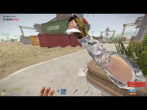 POV: there is a crate at train yard