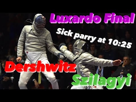 2018 Luxardo Final Eli Dershwitz VS Áron Szilágyi | Men's Sabre Individual