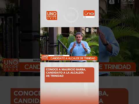 Mauricio Barba se presenta como candidato a la Alcaldía de Trinidad