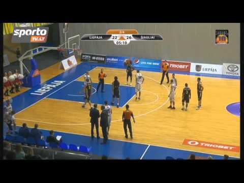 SportoTV.lt: BBL čempionatas "Liepaja-Triobet" - "Šiauliai" 2013-10-13
