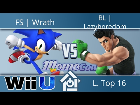 Momocon 2017 - FS | Wrath (Sonic) vs BL | Lazyboredom (Little Mac) - Smash 4 L. Top 16