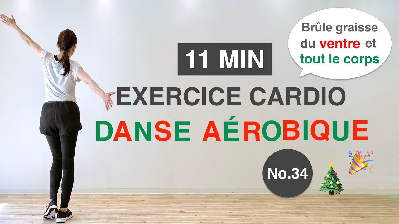 11MIN EXERCICE CARDIO- Brûle graisse du VENTRE et TOUT LE CORPS // 11MIN CARDIO EXERCISE-Burn fat