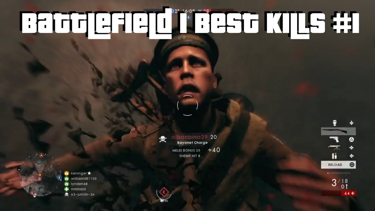Battlefield 1 - Best Kills Compilation #1