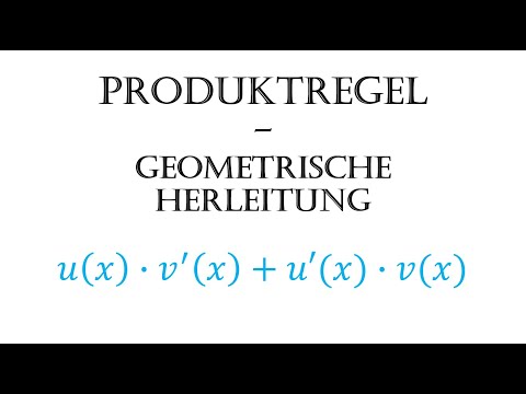 Ableitung eines Produkts - Geometrischer Beweis der Produktregel
