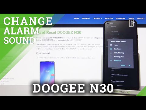 Check Every Alarm Sound on Doogee N30 - Find All Available Alarm Tones