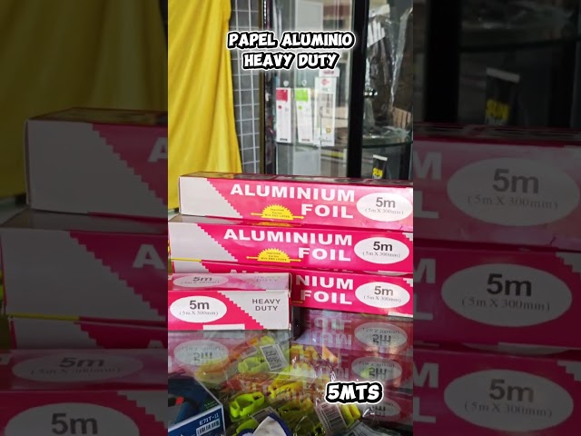 Vídeo relacionado con VESCEL - Papel Aluminio Industrial, Resistente y Duradero, Ideal para Envolver, Asar, Conservar, 30CM X 1KG