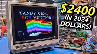Tandy CM-1: A high-end 400 line monitor from 1984