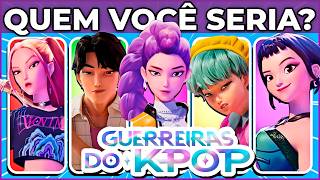 ✨QUEM VOCÊ SERIA EM GUERREIRAS DO K-POP | TESTE DE PERSONALIDADE |✨HUNTRIX |🦁 SAJA BOYS |💽 #quiz