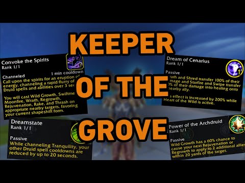 KEEPER OF THE GROVE RESTO DRUID! | BURST RESTO DRUID!