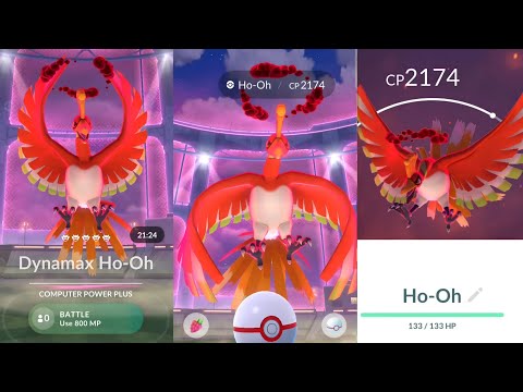 World First Ever Dynamax Ho-oh Raid in Pokemon Go