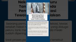 Nahas! Menggerinda Peluru Tank Aktif, Pemulung di Bekasi Meninggal Dunia Akibat Ledakan