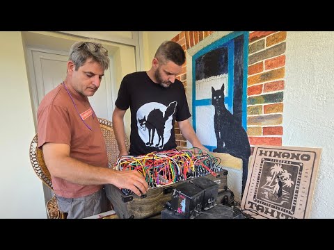 B2B Eurorack Modular Live Jam | Acid Techno & Hardtek | One last track with my brother