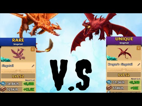 KROGAN’S SINGETAIL V.S TITAN SINGETAIL!!! - Rise of Berk