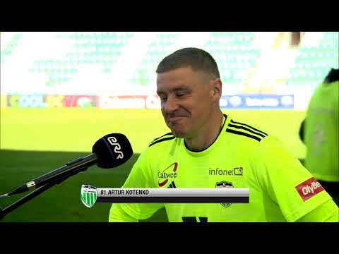 Premium liiga 4. voor: Tallinna FCI Levadia - Paide Linnameeskond 4:1 (1:0) Kotenko intervjuu