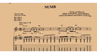Numb - Disturbed | Guitar Lesson With Tab | Guitar Songbook