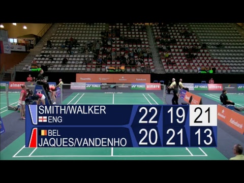 Smith / Walker vs Jaques / Vandenhoucke (WD, R16) - Yonex Dutch Open 2017