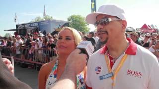 Ice-T and Coco at the Indy 500 2014