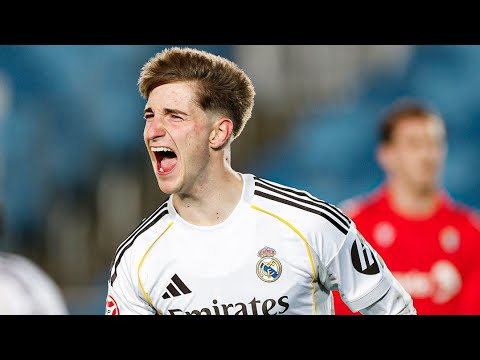 César Palacios vs Osasuna B | Real Madrid Castilla