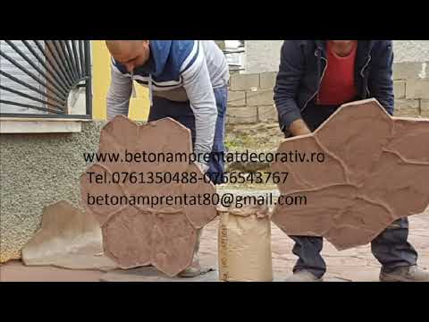 Beton Amprentat Broșteni - Mehedinți Tel.0761350488 -0766543767