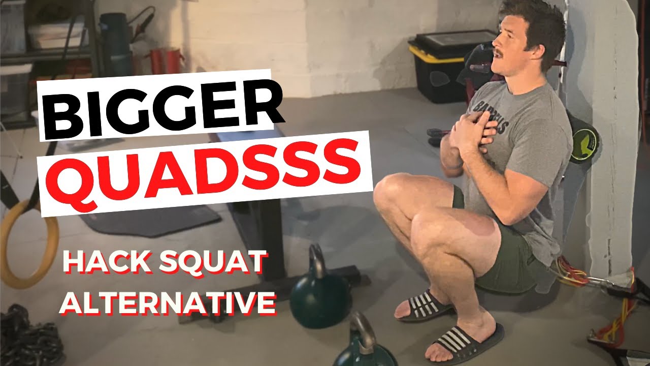 Foam Roller Hack Squat Alternative