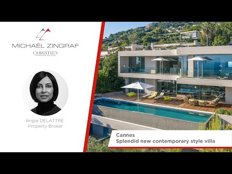 Splendid new contemporary style villa in Cannes