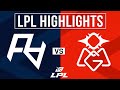 RA vs OMG Highlights ALL GAMES | LPL 2024 Summer | Rare Atom vs Oh My God