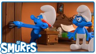 Presos na casa assombrada! Conseguem escapar? • Os Smurfs  • Brasil