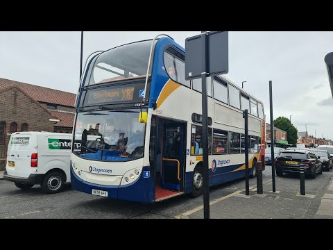 Stagecoach North East E400 Trident 19387 Route X82